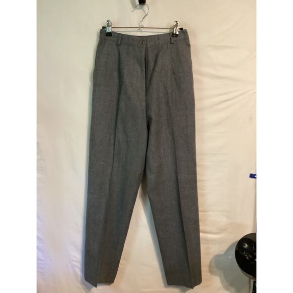 1010 Talbot Petites Womens Wool Dress Pants Gray Size 4P - Picture 1 of 4
